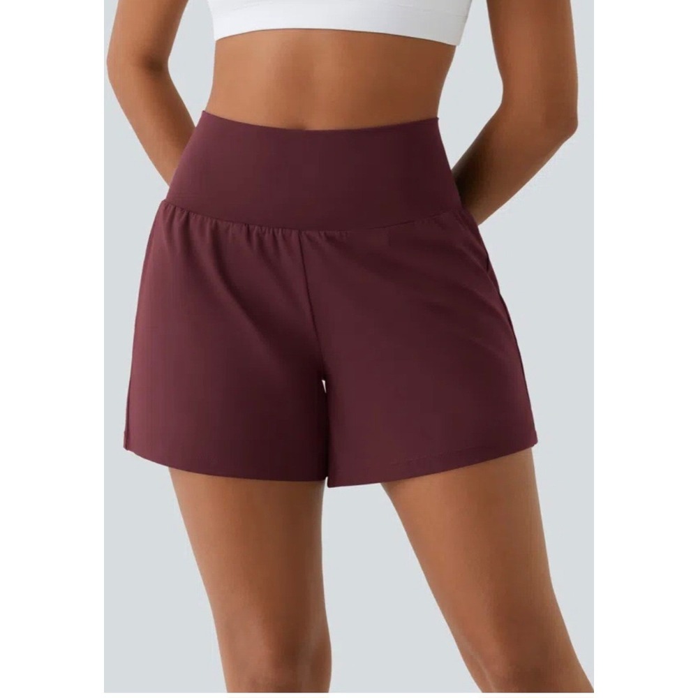 Halara SoftlyZero Airy 2-in-1 InstantCool Yoga Shorts 5'' w/Pockets Activewear
